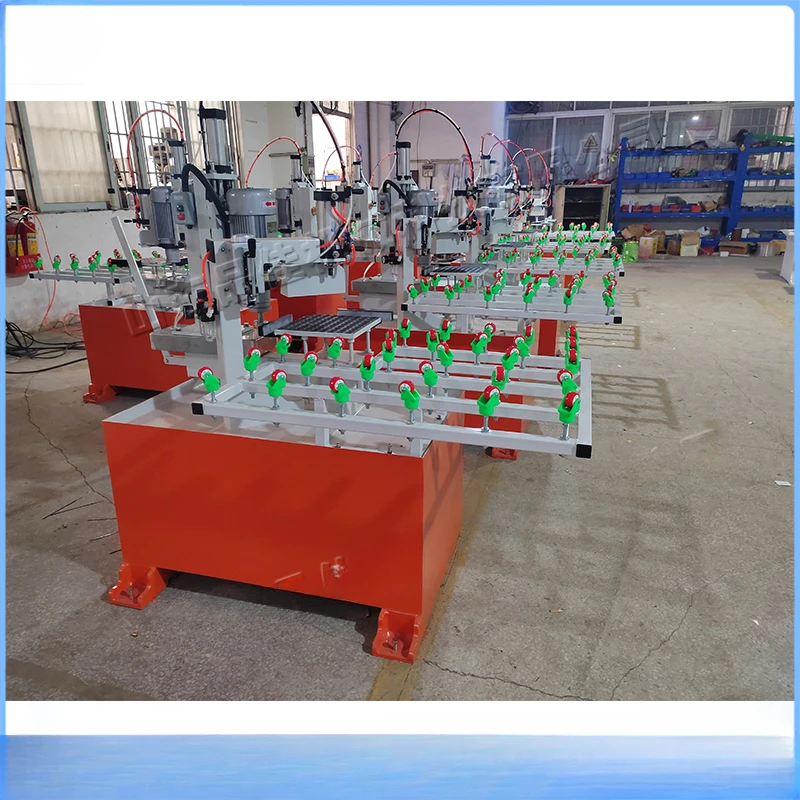 China hot sale simple small manual pneumatic single head glass corner grinding and polishing glass round corner machine