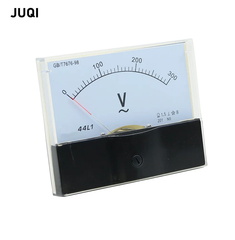 44L1 AC Voltmeter analog panel pointer voltmeter AC  50V 75V 100V 150V 150V 300V 450V 500V voltmeter