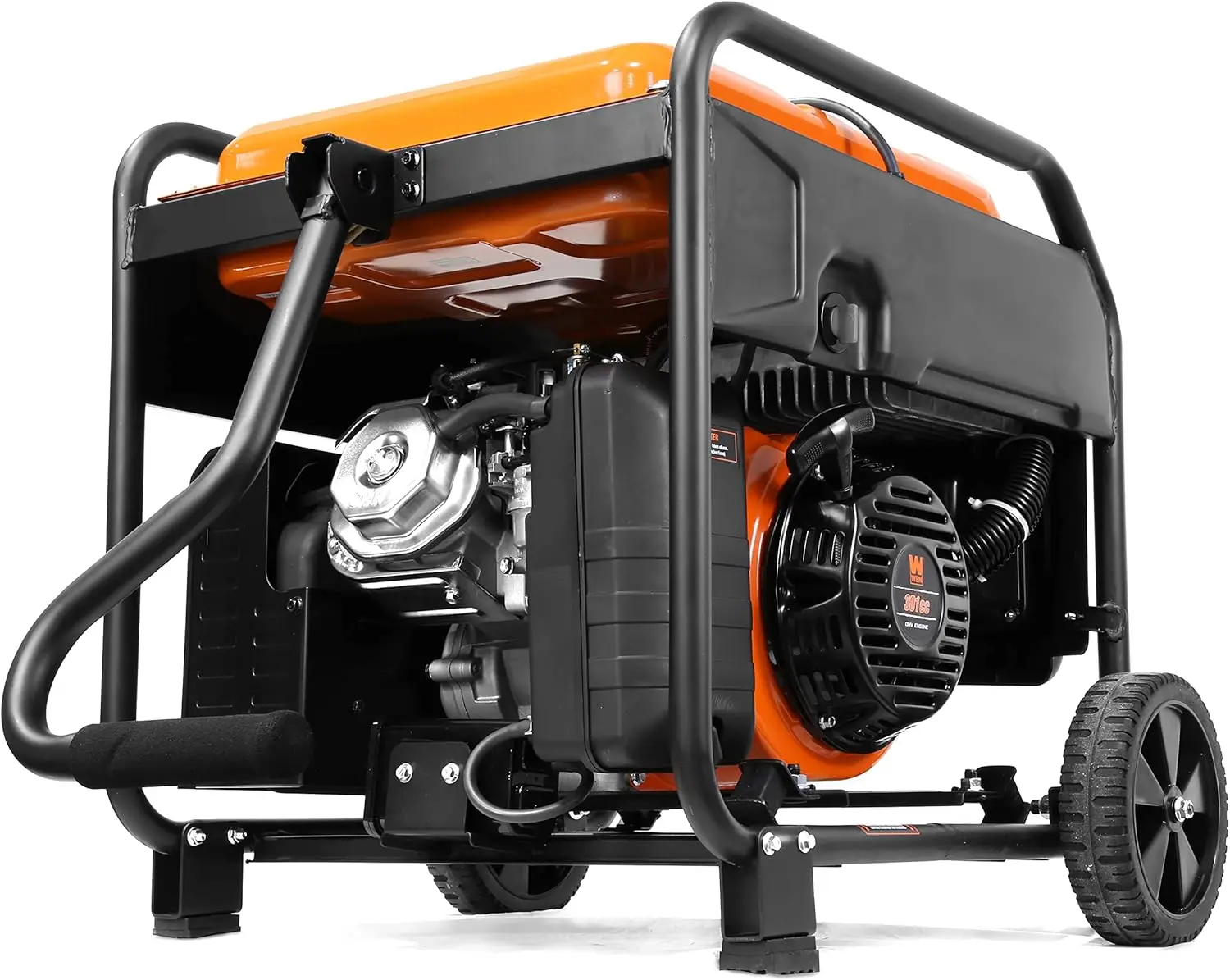 

GN625iX 6250-Watt RV And Transfer-Switch-Ready 120V/240V Open Frame Inverter Generator With CO Shutdown Sensor, Black/Orange,cus