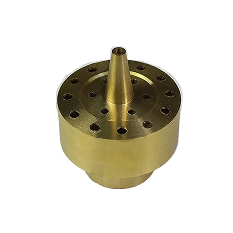 Copper Brass Blossom Water Fountain Multi-jet Style Sprinklers Flower Column Fountain Nozzles
