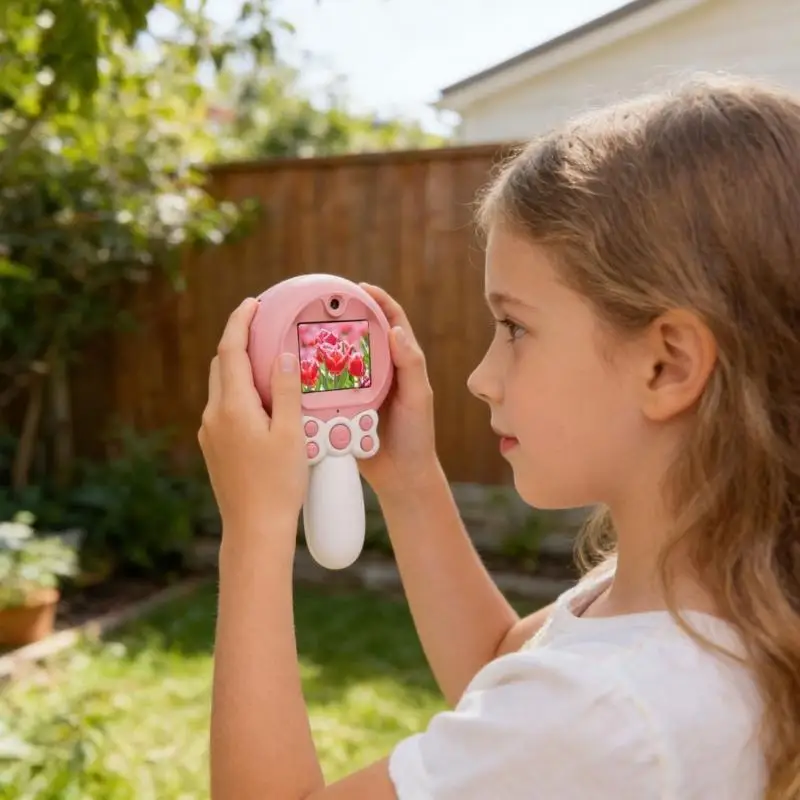 تتميز كاميرا لعبة العصا السحرية للأطفال بمستشعر CMOS بتصميم بيد واحدة، عملية سهلة للأطفال الصغار A2UB