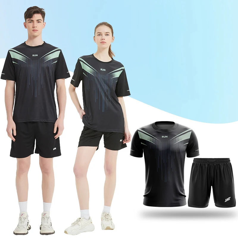 Camisetas de fútbol para niños y adultos, conjuntos de fútbol para hombres, niños y niñas, uniformes deportivos cortos para niños, chándal de Fitness, trajes de tenis 86