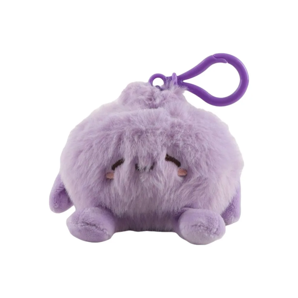 Gifts Soft Fluffy Bun Keychain Simulated Food with Loop Steamed Bun Keychain Squeezable Bun Squeeze Backpack Accessory