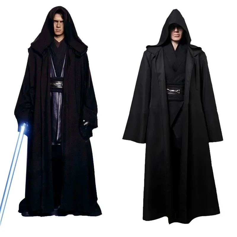 Unisex Halloween Jedi/Sith Knight cloak cosplay adult kids hooded robe cloak Cape Halloween cosplay costume cape as9154