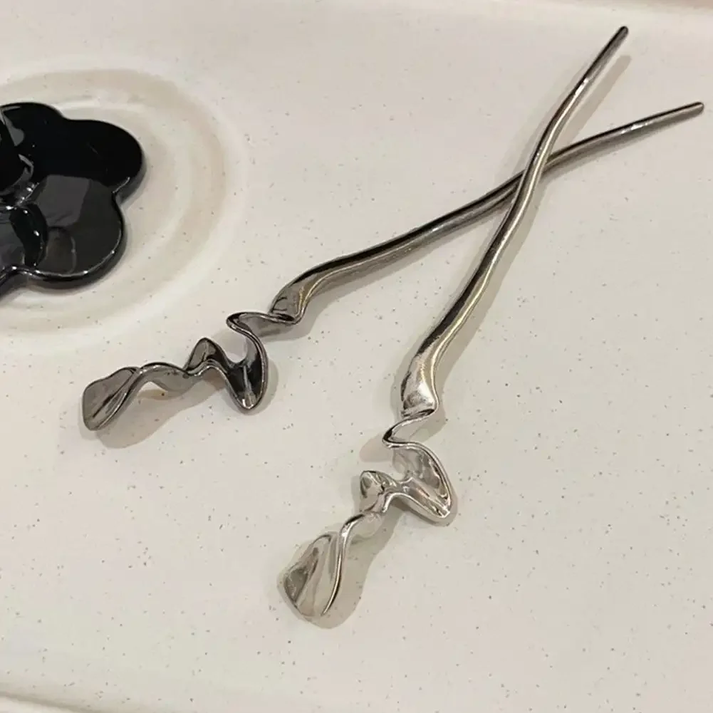 

Chinese Style Hairpins Minimalist Metal Geometric Hair Stick Women Chopstick Hair Clip Pin Fashion Elegant Hair Accessories