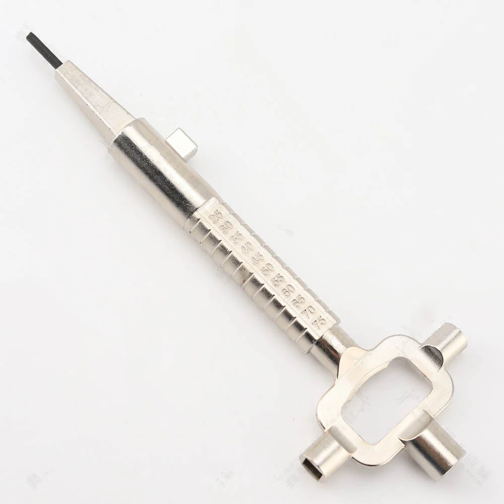 CHKJ 2 Types Multi Purpose Cylinder Gauge Cam Turner Spindle Turner Locksmith Auto Car Repair Lock Cylinder Measuring Tool