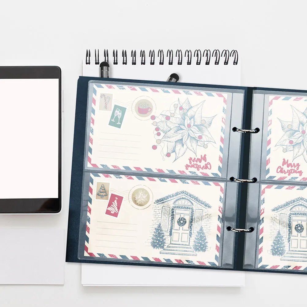 

30 Pcs Banknote Collection Pages Clear PVC Sleeves for Bills Currency Protector Photo Album Insert Coupon ganizer