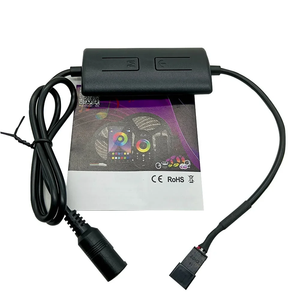 SPI Music Controller Bluetooth Graffiti Intelligent Light Strip Controller Single Output Infrared Remote Control Music LED Light