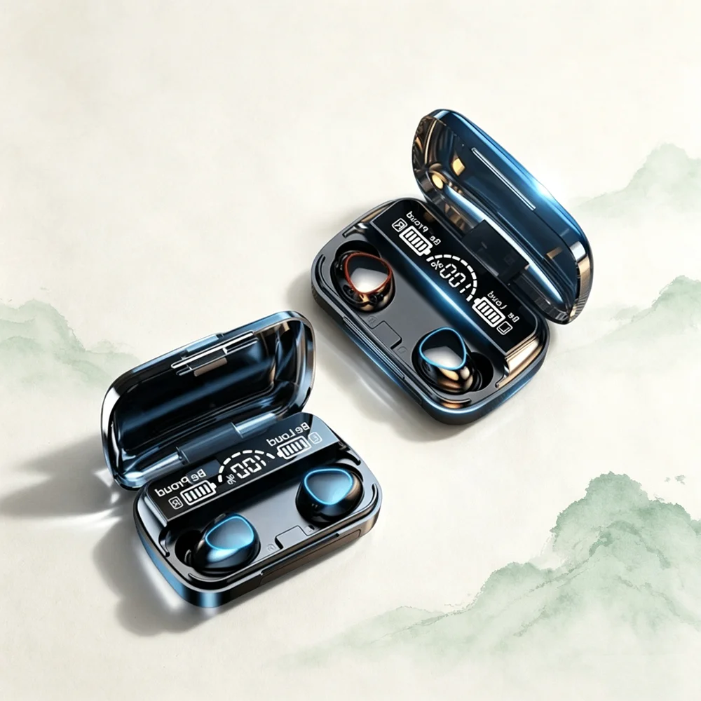 TWS Wireless Earbuds Bluetooth Headphones Voice-clear Bluetooth Headsets Use Advanced AI To Isolate Human Speech Frequencies
