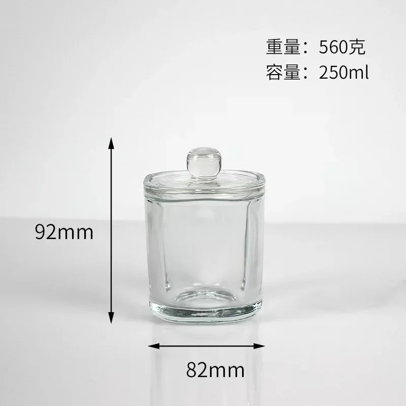 

Candle Jars Candle Aromatherapy Glass Container Transparent Candle Cup Indoor Romantic Glass Jar m