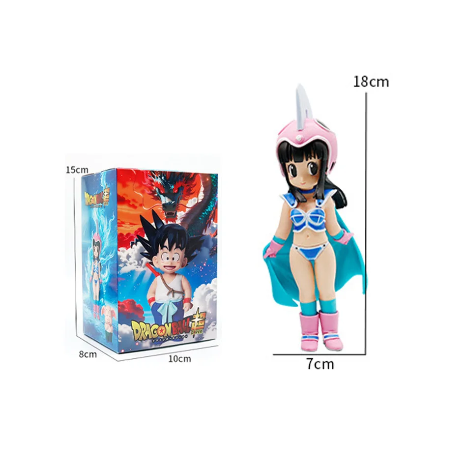 Auf Lager 6 Stück Dragon Ball Z Son Goku Q Version Son Goku Chi-Chi Bulma Puar Krillin Oolong Actionfigur PVC-Modell Weihnachtsgeschenke – Detail 6