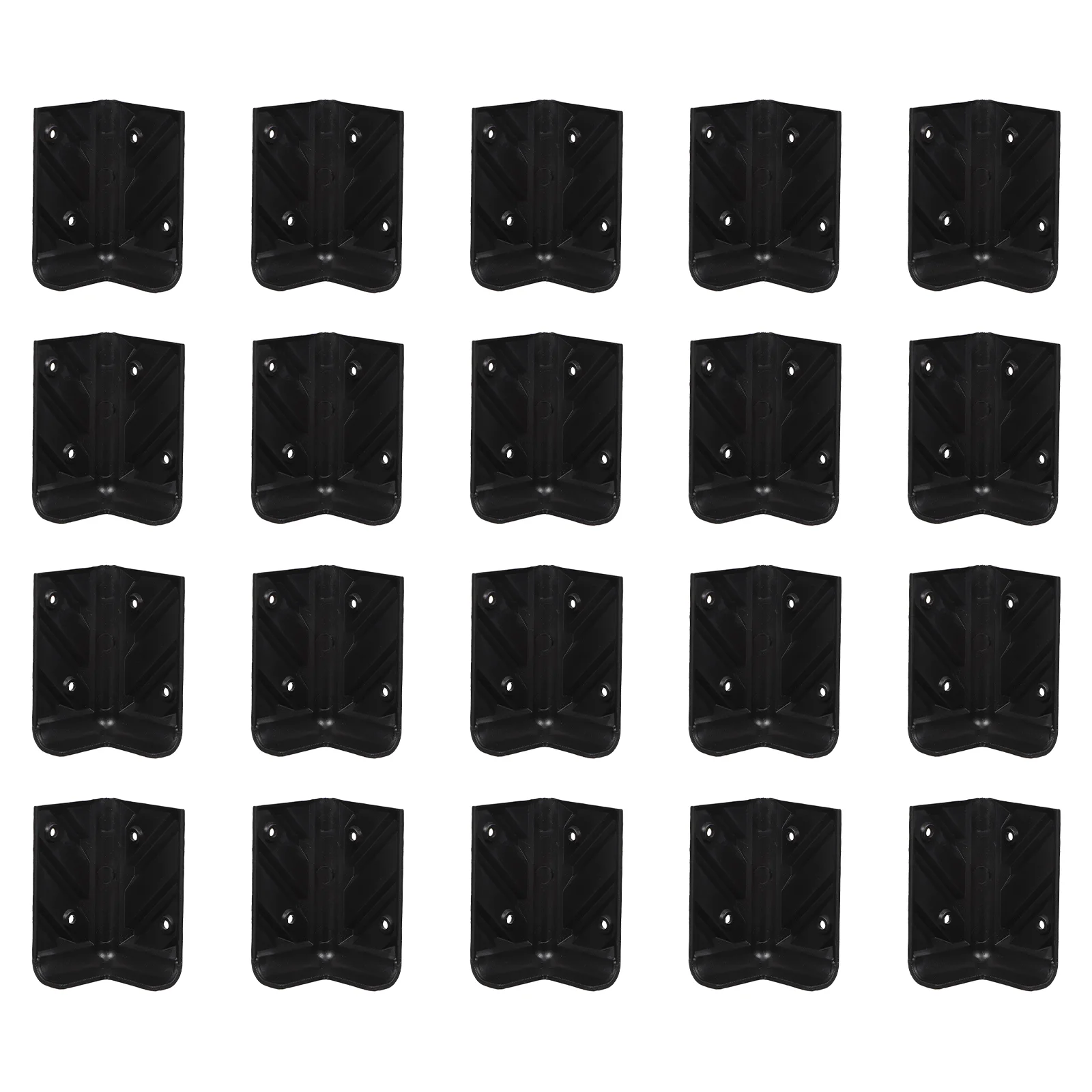 

10 Sets Guitar Rack Anti-collision Protection Corner Speakers Stage Cover with Screws Baby Door