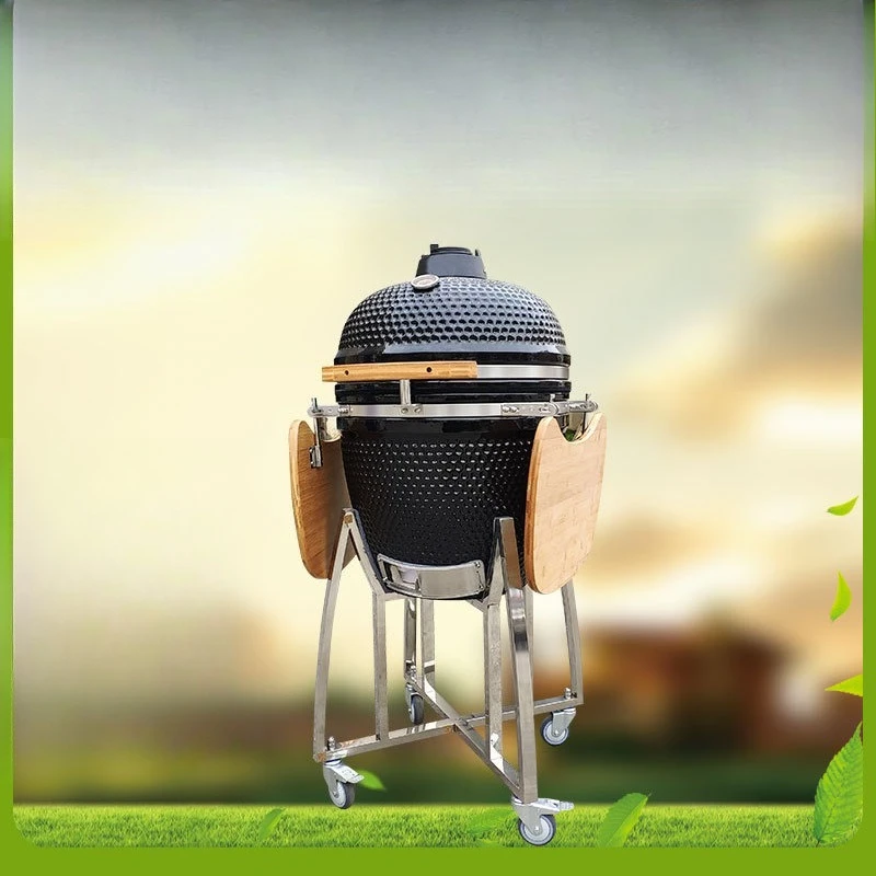 21 Ceramic BBQ Grill European And American Market Outdoor BBQ Villa Courtyard Garden Hotel Grill Fish Grill Commercial Stew