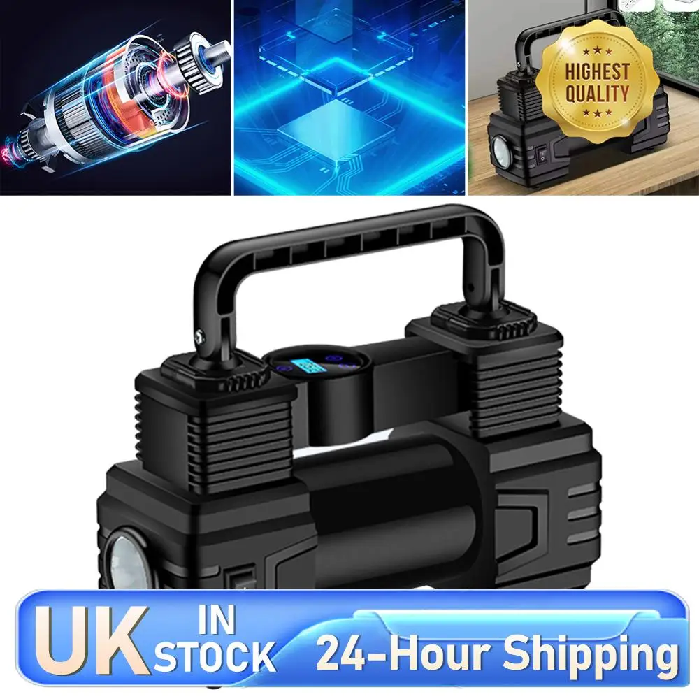 12V 150PSI Tragbarer Luftkompressor mit Digitalem Druckmesser Auto Elektrische Luftpumpe Hochleistungs-Deluxe Tragbarer Luftkompressor