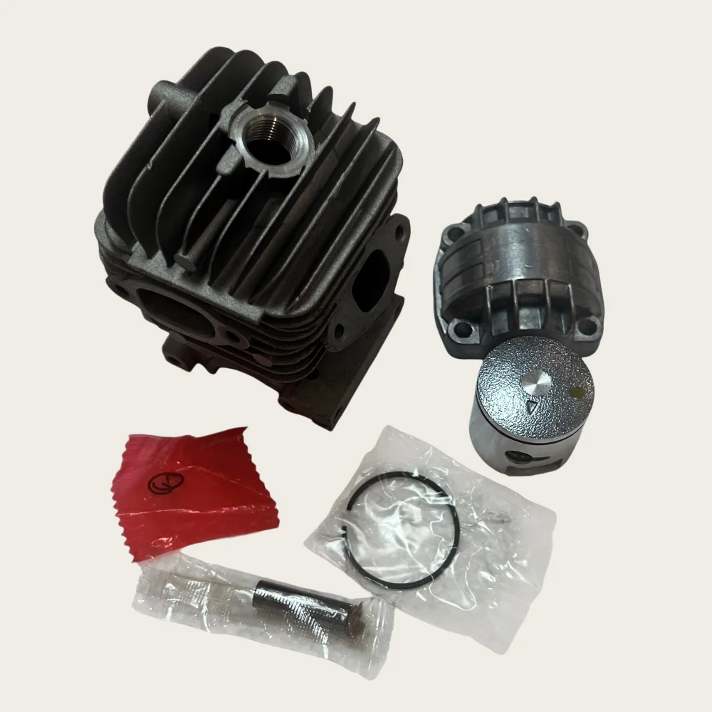 G2500T CYLINDER KIT 34MM FITS ZENOAH G2500 G2500TS/FS & MORE 25CC 2 CYCLE CHAIN SAW ZYLINDER ASSEMBLY W/ PISTON RING CLIP PIN