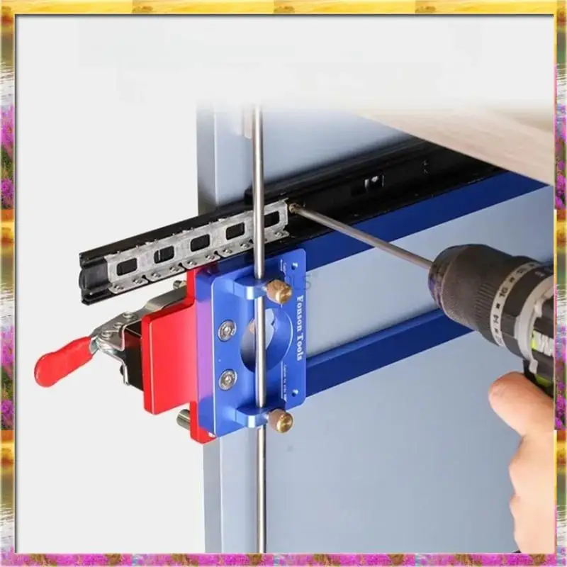 أغسطس قابل للتعديل لتركيب السكك الحديدية المنزلقة للدرج، أداة حفر النجارة مع قضيب تمديد #5