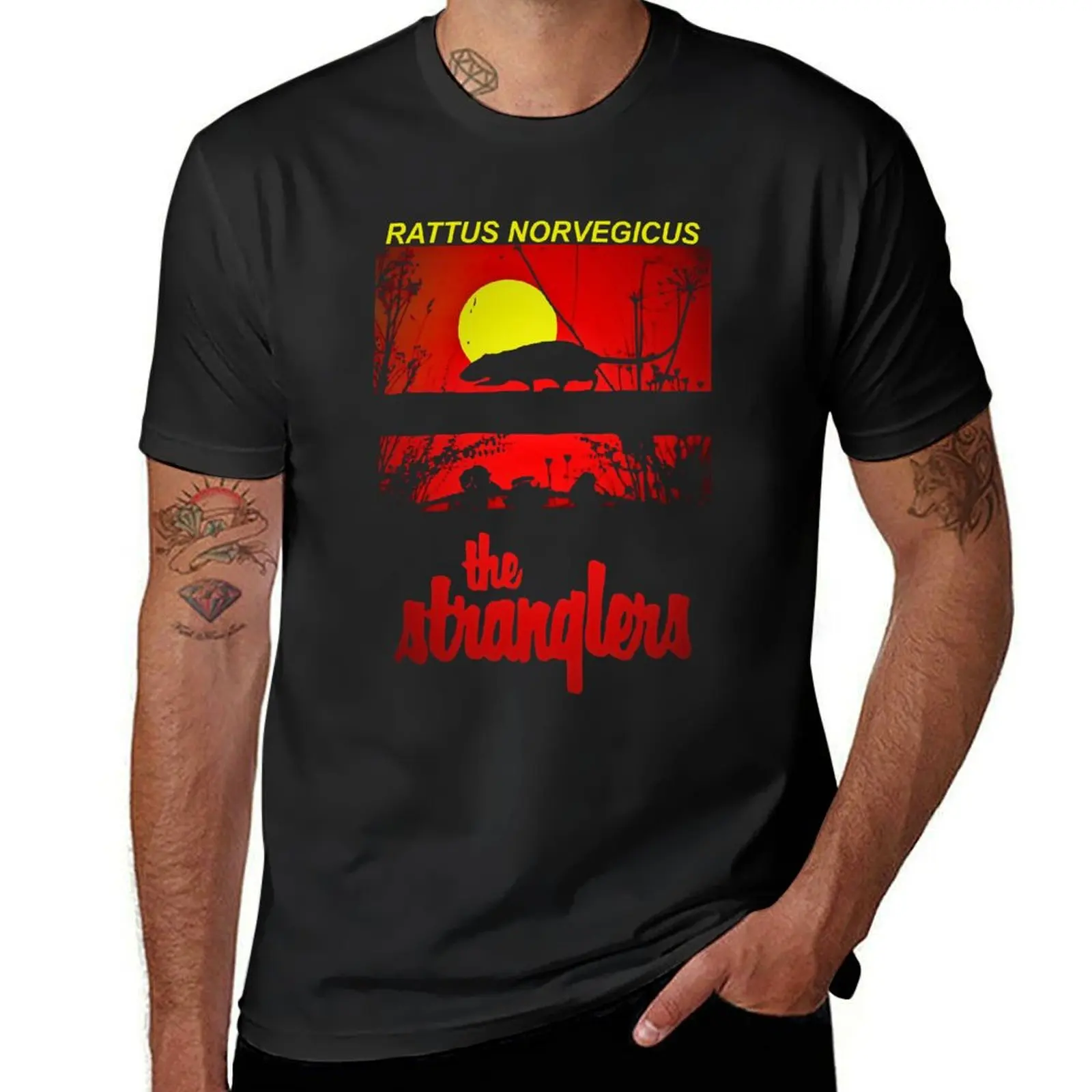 The Strangler - Rattus Norvegicus T-Shirt Aesthetic clothing plus sizes for a boy blanks T-shirt men