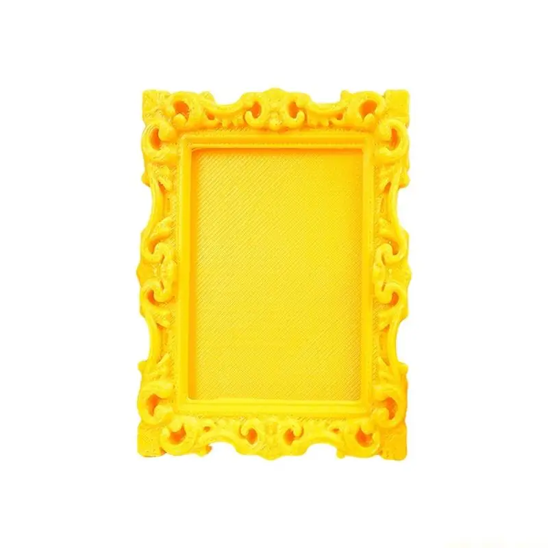 QX2E Raised Border Photo Display with Backing for Refrigerator Door, Home Accent, and Cabinet Display for Home Use