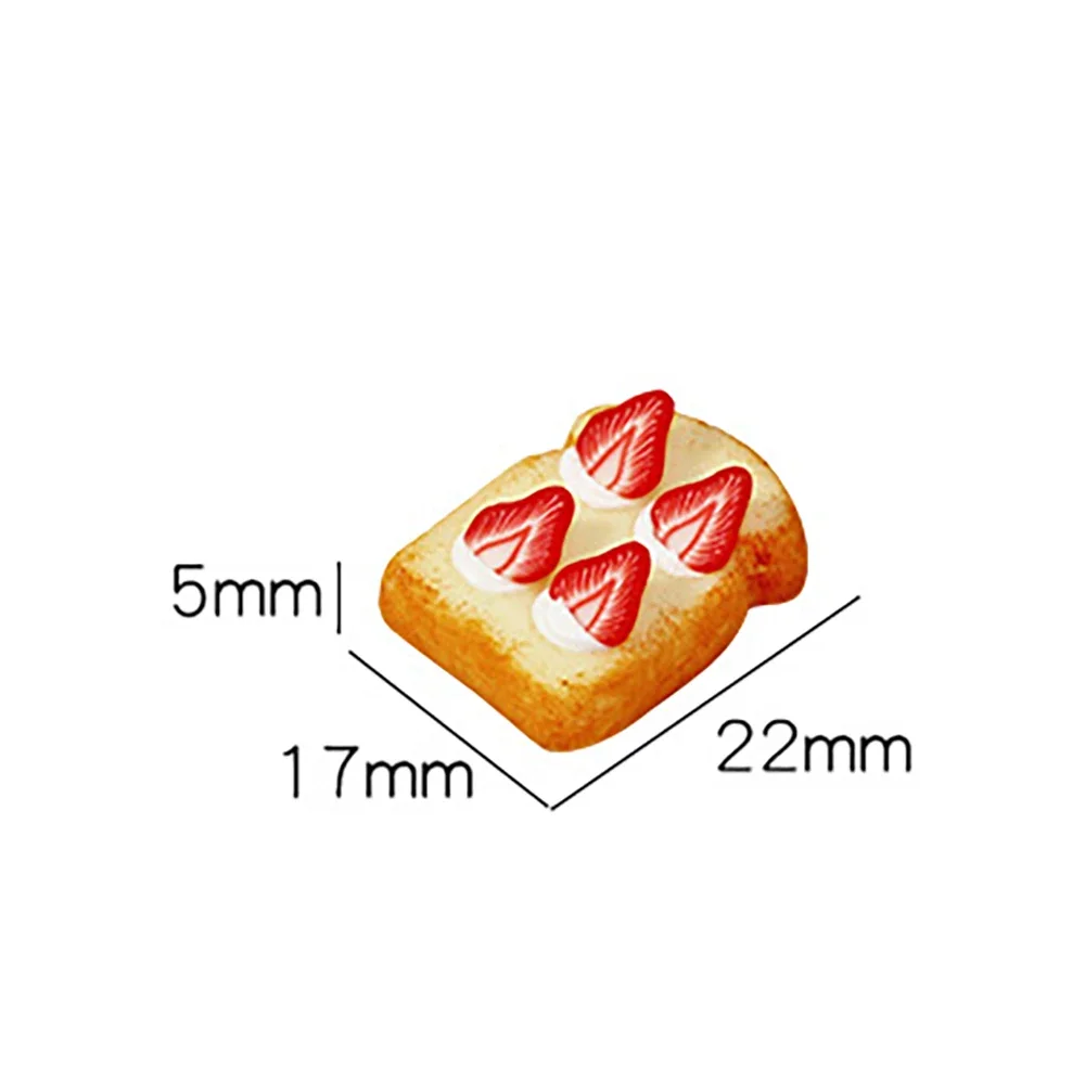 1 pz 1/12 casa delle bambole in miniatura frutta toast mini frutta pane modello alimentare giocattolo per casa di bambola accessori decorazione ob11 bjd