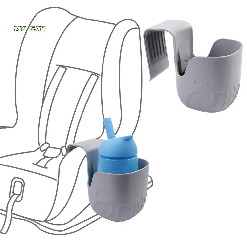 

Portable Baby Car Seat Cup Holder Adjustable Elastic Hook Kids Auto Cup Stand Anti-slip Removable