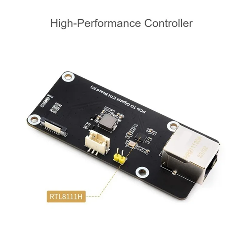 

For Raspberry Pi 5 Pcie To Gigabit ETH Adapter Board Supports Rpi OS Driver-Free For Pcie To Gigabit ETH Board Durable
