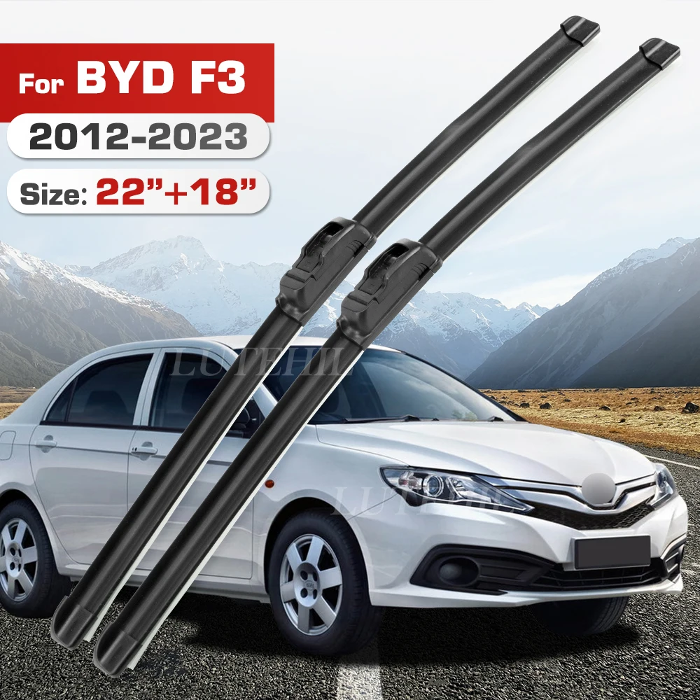 

Стеклоочиститель для BYD F3 2012-2023 2013 2014 2015 2016 2017 2018 2019 2020 передние лобовое стекло щетка для лобового стекла 22 "+ 18"
