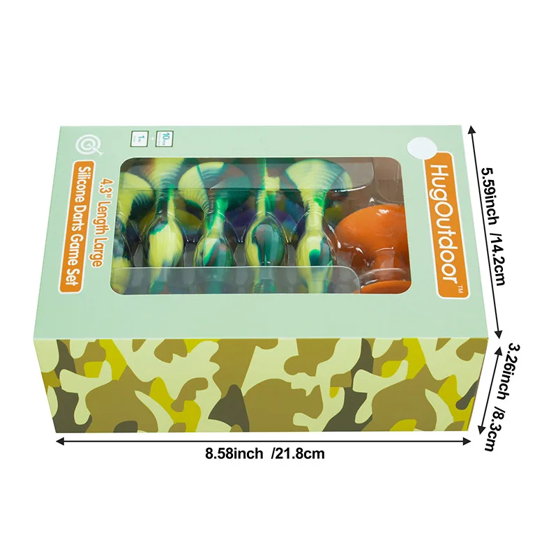 

Game Set - Indoor and Outdoor Suction Cup Throwing Game - POP Competition Mixed Color Darts 10pcs