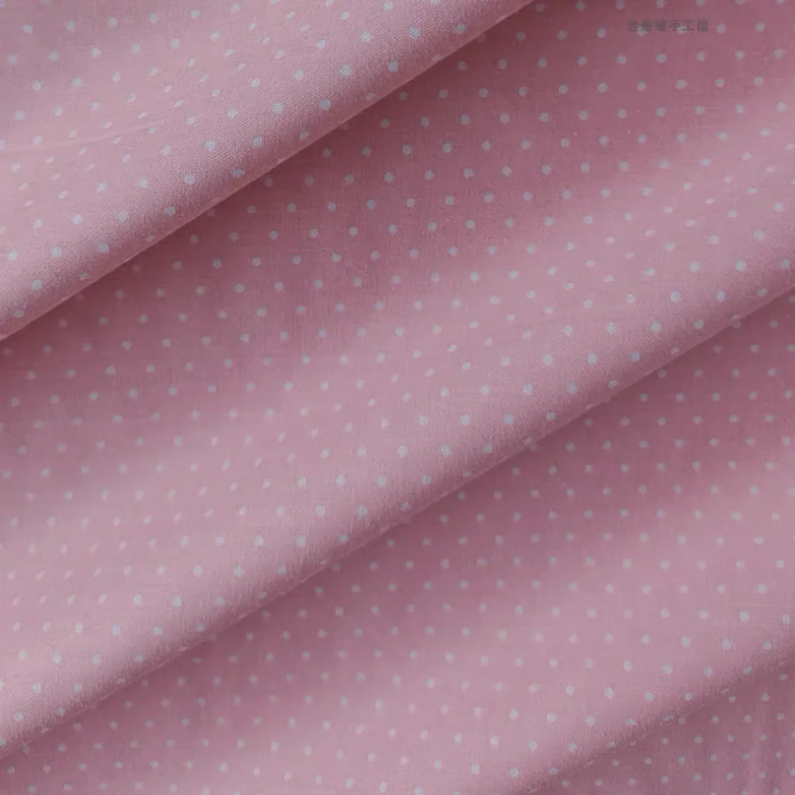 Dotted Cotton Twill Printed Fabric, Making Bedding, Pillowcase, Cushion, Tablecloth, Handmade DIY Cloth, 160x50cm