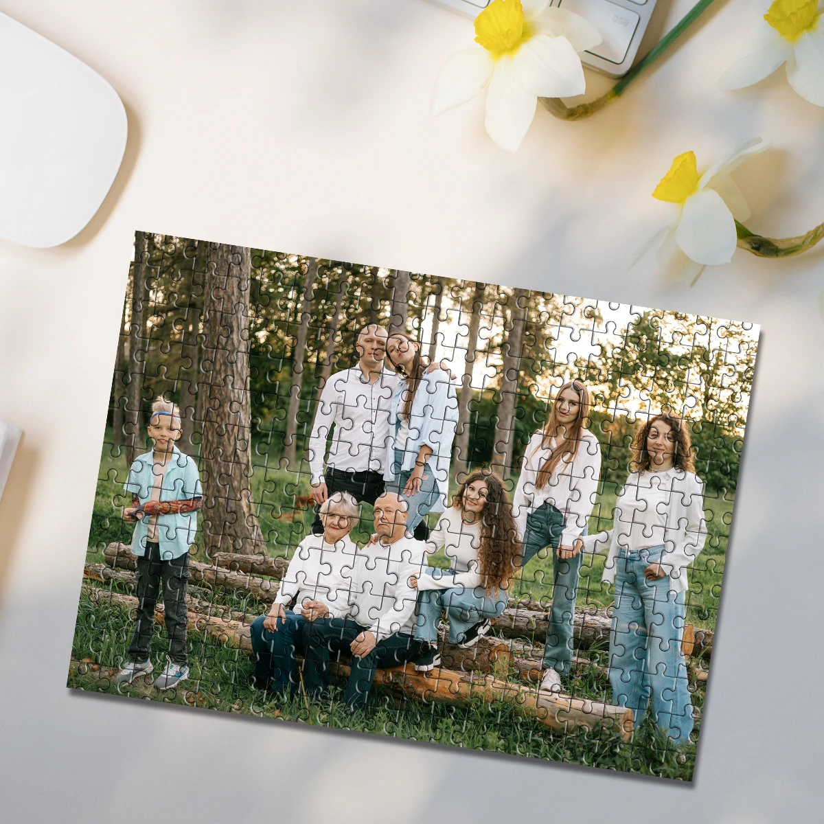 35/150/300/500/1000 قطعة شخصية مخصصة صور لغز المنزل الأسرة صور مخصصة لتقوم بها بنفسك شخصية صور الألغاز بازل قطع