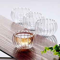 6Pcs Double-wall Glass Tea Cup Heat Resistant Transparent Coffee Milk Water Mug Multi-Purpose Drinkware Cup for Kitchen Tools