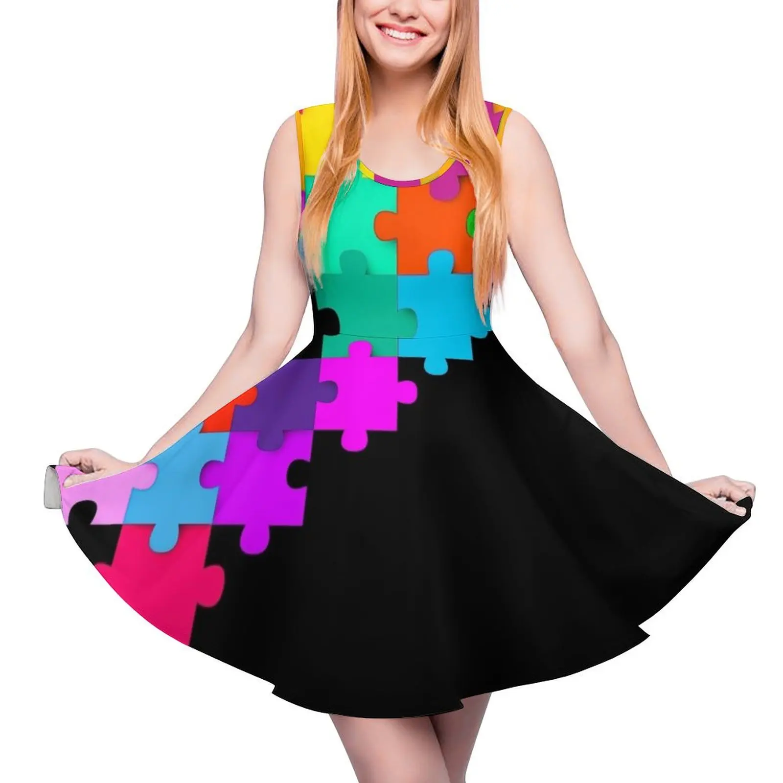 

puzzle time essential t shirt Sleeveless Dress Woman dresses wedding dresses for parties Aesthetic clothing