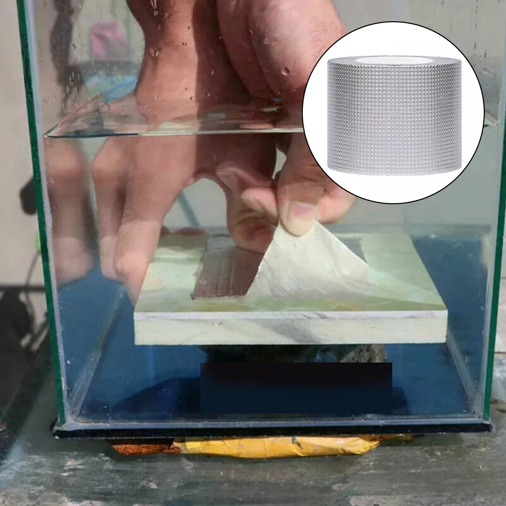Cinta de butilo fácil de usar, tira segura y selladora, resistente al vapor, más gruesa y más pesada, resistente a los rayos UV para sistemas HVAC