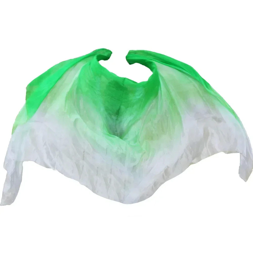 high quality dance veils women's sexy Scarf gradient 100% silk belly dance veil size and mix color Can be customized