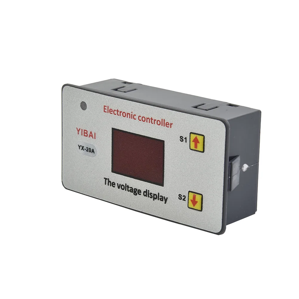 Controlador de bajo voltaje de batería, módulo de protección de interruptor, indicador LED 79*43*39,5mm, 12V ajustable