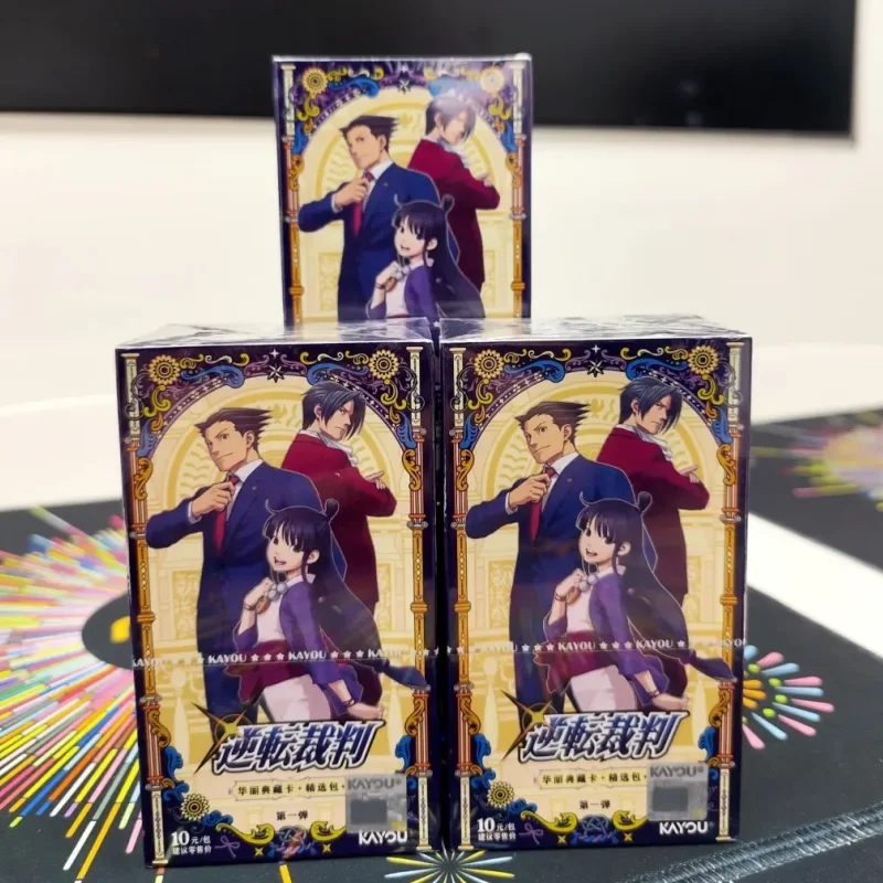 kayou-ace-attorney-series-game-collection-card-collector's-edition-card-pack-authentique-en-stock-haute-qualite-cadeaux-surprise