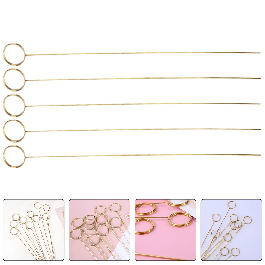 

40Pcs Floral Pick Card Holder Iron Metal Photo Clips Floral Place Cards Holder for Party Table Iron Flower Card Clips