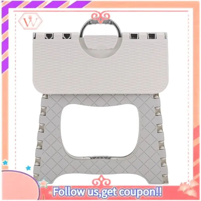 مقعد قابل للطي مطور - محمول، حجم صغير لسهولة التخزين، سهل الاستخدام للبالغين في الحمام والحديقة والمطبخ #3