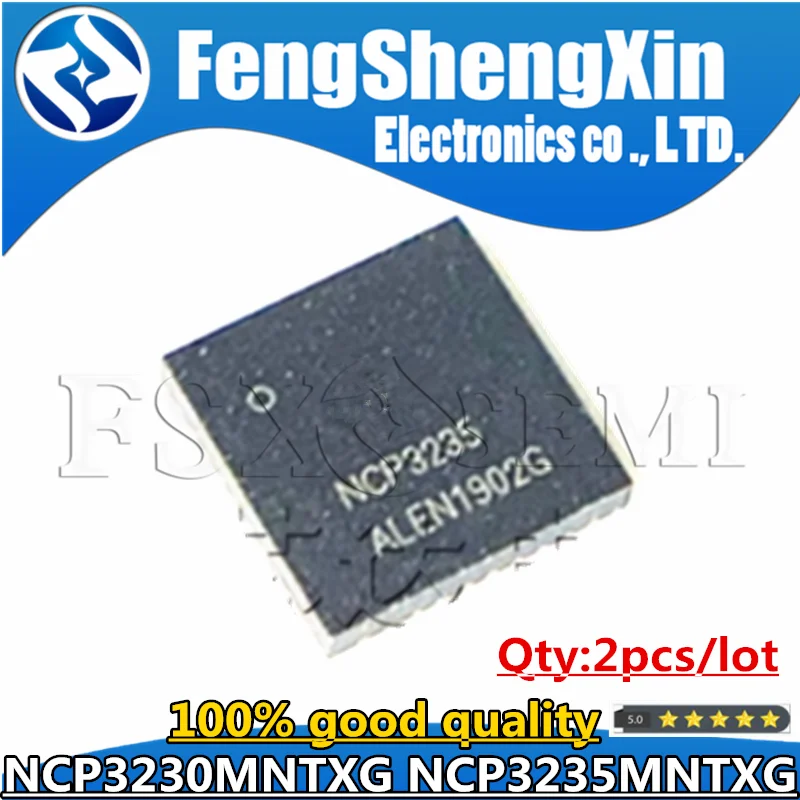 

2pcs New NCP3230 NCP3235 NCP3230MNTXG NCP3235MNTXG QFN-40 Chipset