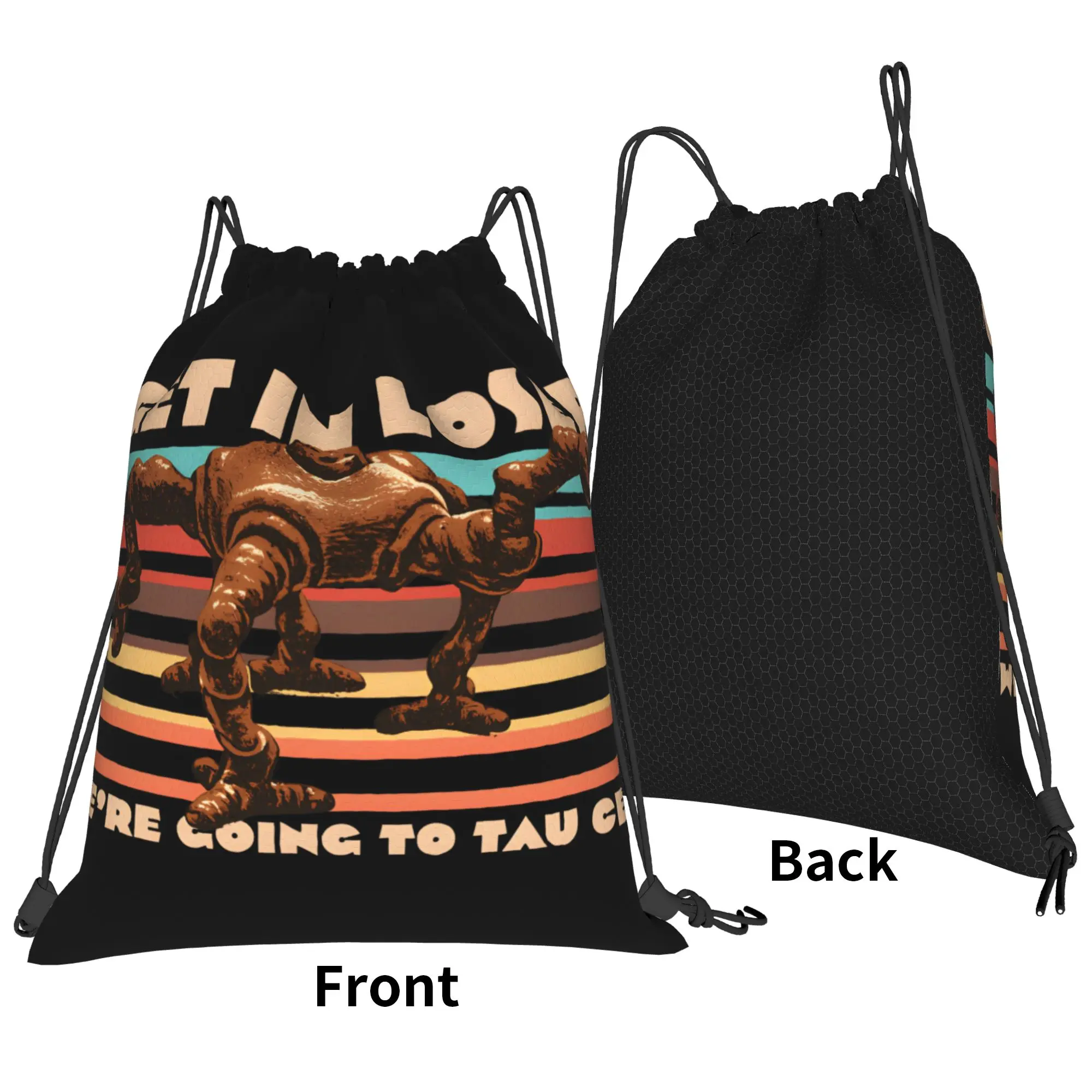 Project Hail Mary   Drawstring Bag  Outdoor Beach Men BackpacksLarge Capacity Vintage Sackpack String Bags
