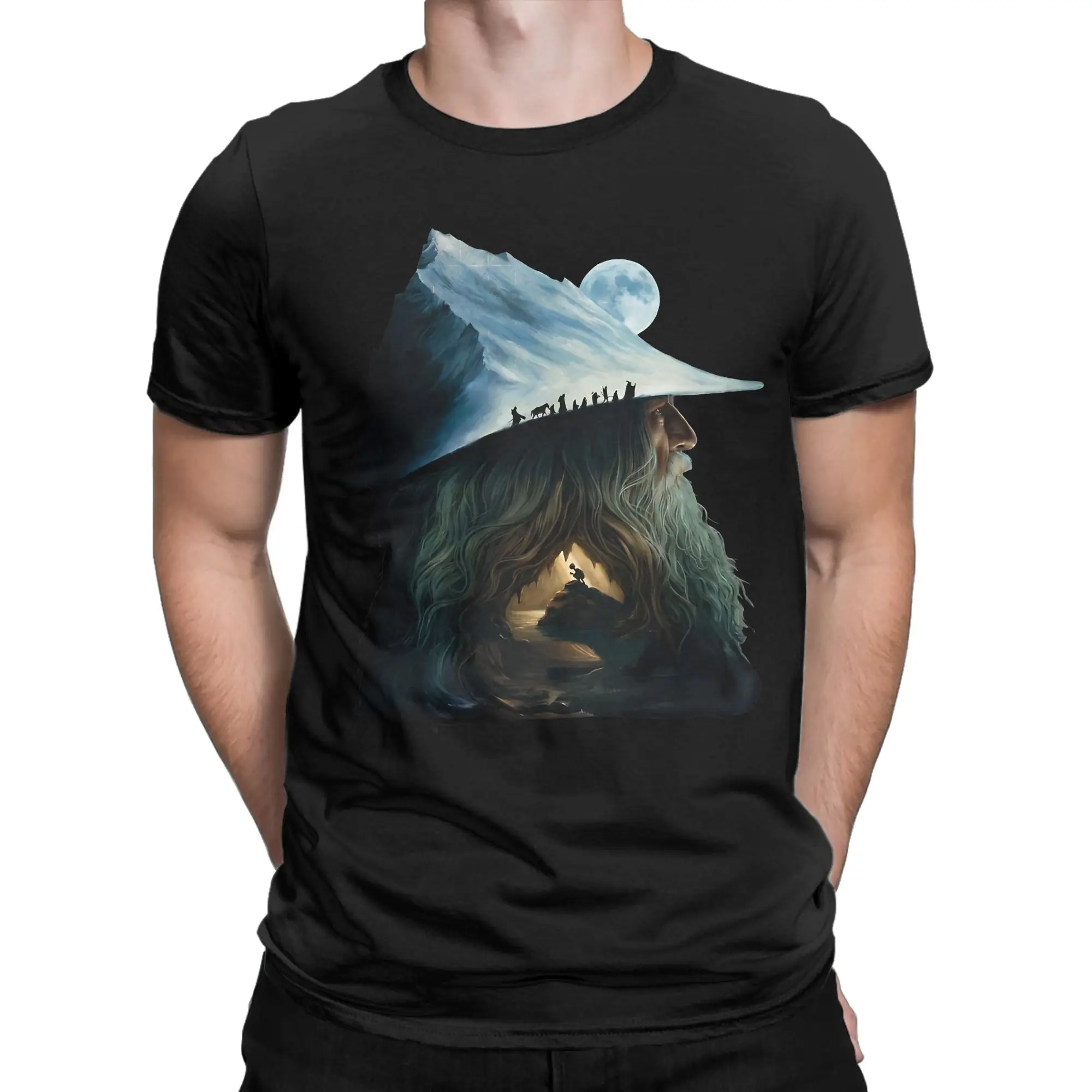 Casual Journey to Misty Mountain T-Shirts Men Women Pure Cotton T Shirts L-Lords R-Rings  Short Sleeve Tee Shirt Summer Clothing