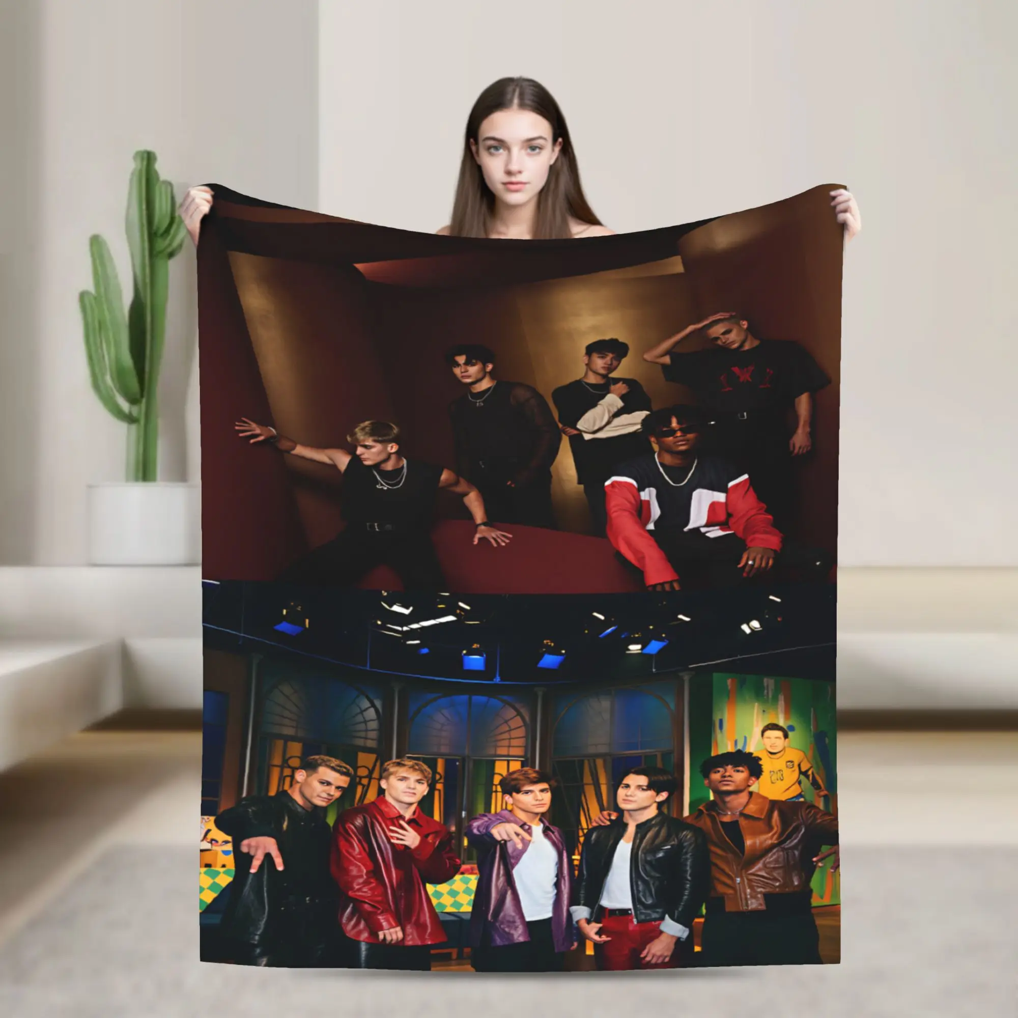 Warm Soft Throw Blanket Travel Santos Bravos Stage Performance Shot Blanket Flannel Bedspread For Living Room Sofa Bed Cover