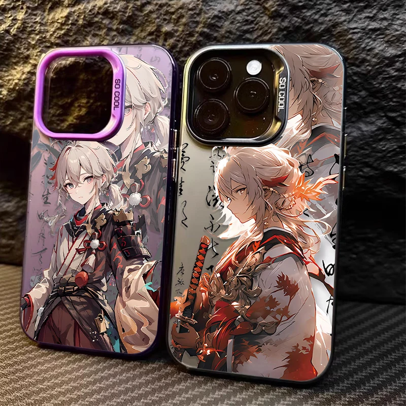 Cute Genshin Impact Anime Case for Xiaomi POCO X6 X5 X3 NFC F3 F4 GT F5 F6 M6 Pro 4G M5S C65 Mi 13T 12T 14 13 12 11 Lite 5G NE