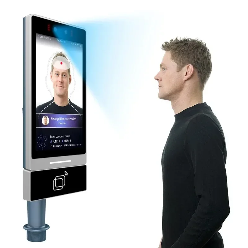 Perangkat Wajah Biometrik Waktu Attenda Teropong Live Scan Pengenalan Wajah Modul Oem Dengan Rfid