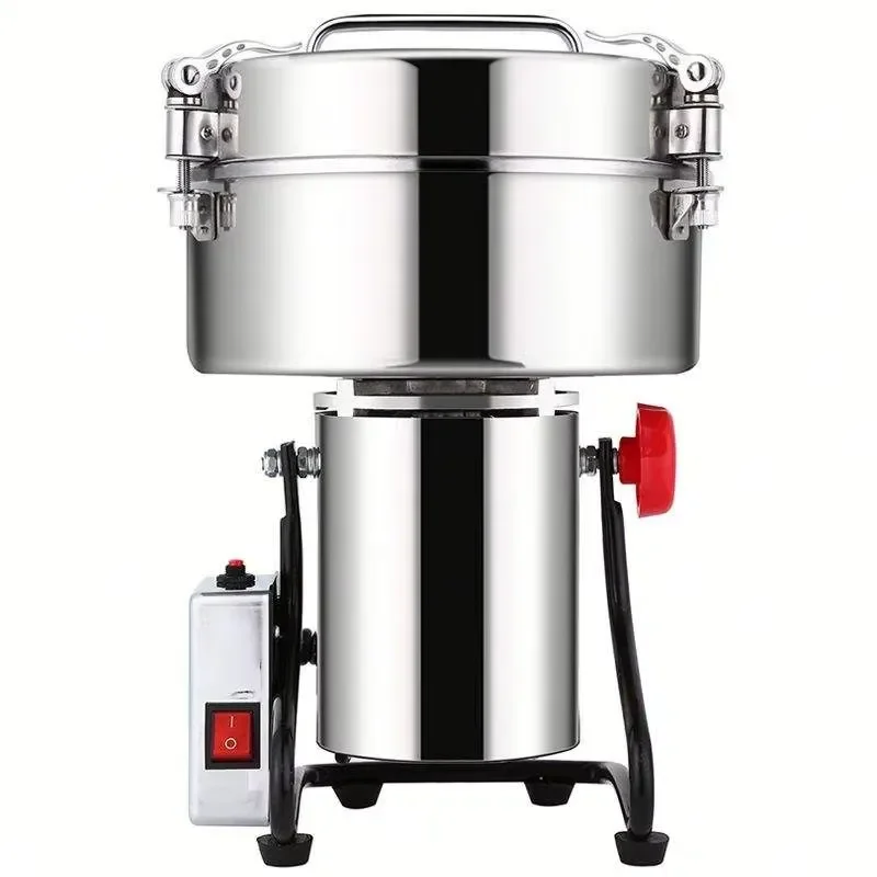 4500g Commercial Grain Mill Grinder for Herbs Dry Powders Food Seasonings and Peppers High Capacity Electric Spice Crusher