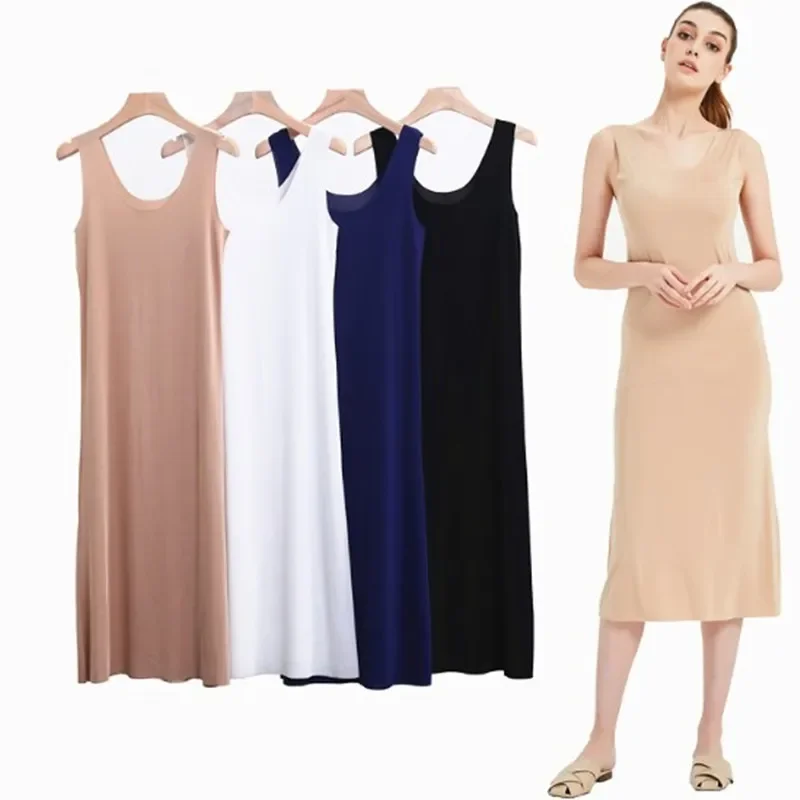 

Plus Size Nightgowns Woman Night Dress Saxy Night Seamless Vest Long Dress Summer Female Sleepwear Women's Pajamas
