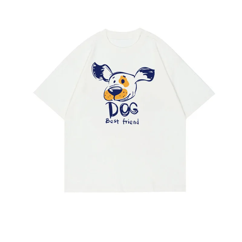 Summer Blouse Kawaii Tees New Chic Bear Print T-shirt Graphic T Shirts Women Short Sleeve Y2k Clothes Crop Tops Female Clothing