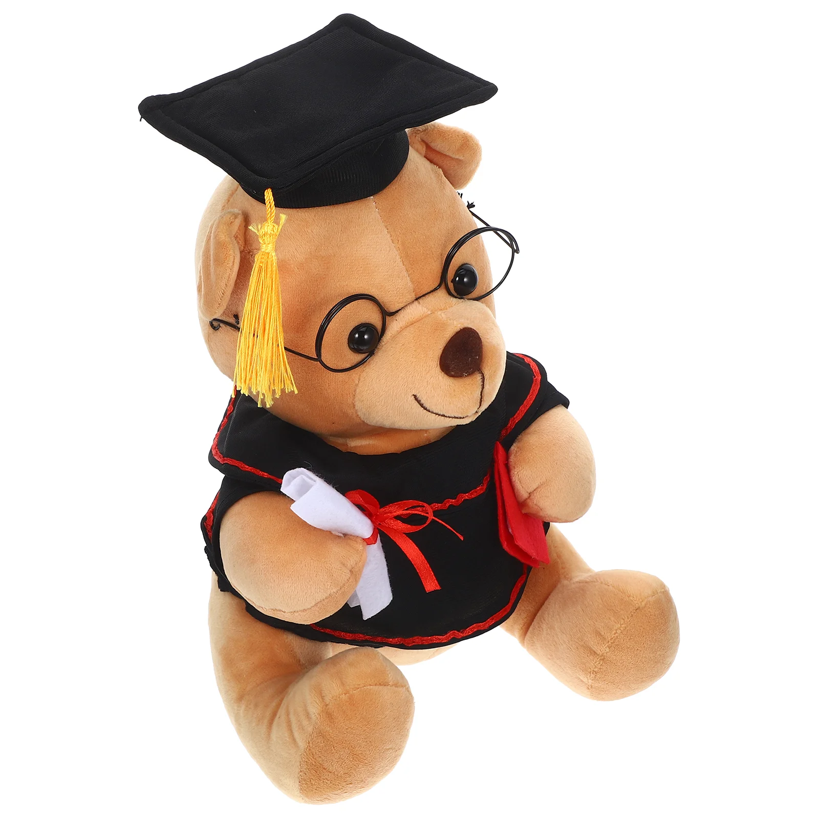 

Graduation Commemorative Memorial Gifts Plush Bear Toy Present Stuffed Bears Ornament Student Party Adorable Animals