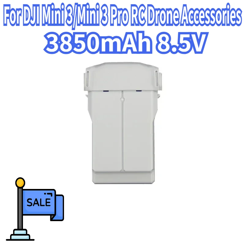 For DJI Mini 3 Battery Plus Capacity 3850mAh Flight Time 47 Minutes Compatible Mini 3/Mini 3 Pro RC Drone Accessories