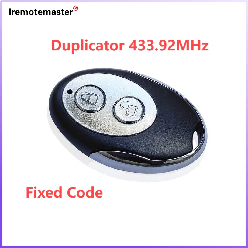 Duplicator 433Mhz Garage Door Remote Control Cloning 4 Key Fixed Code Remote Control