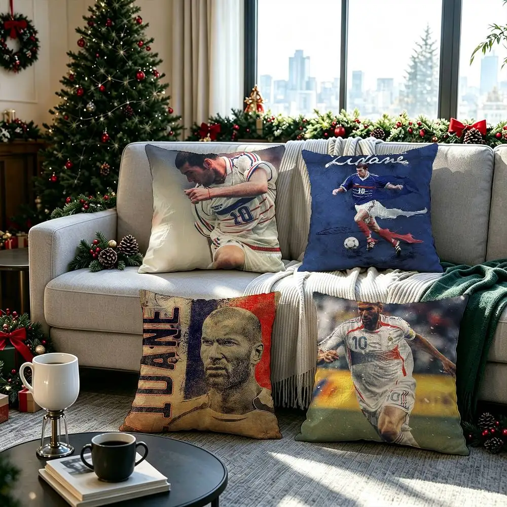 Football Star Zinedines Zidane  Pillow cover gift High definition digital printing,Surprise  vivid pattern Household.